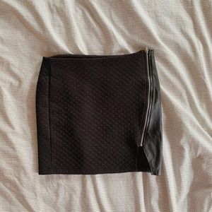 Quilted Mini Skirt